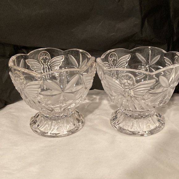 Gorham Angels Of Peace Hurricanes, Set Of 2 (Includes 2 Candels) - Picture 7 of 9